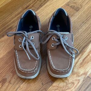 Sperry Boys Tan Boat Shoes